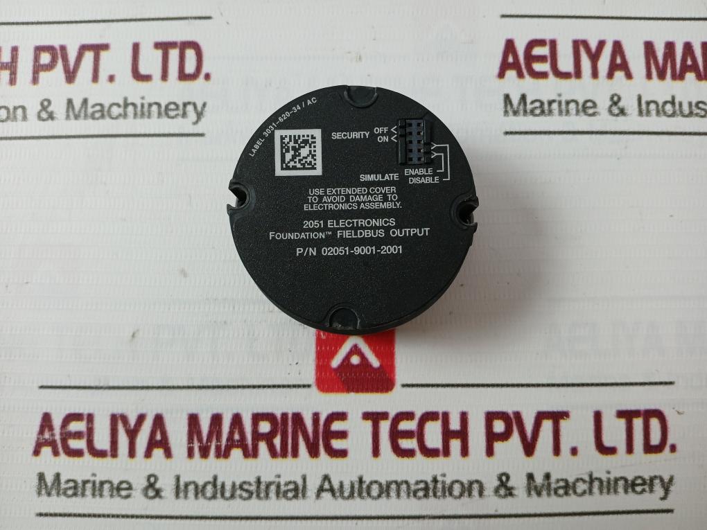 Emerson 02051-9001-2001 Model 2051 Electronics Foundation Fieldbus Output
