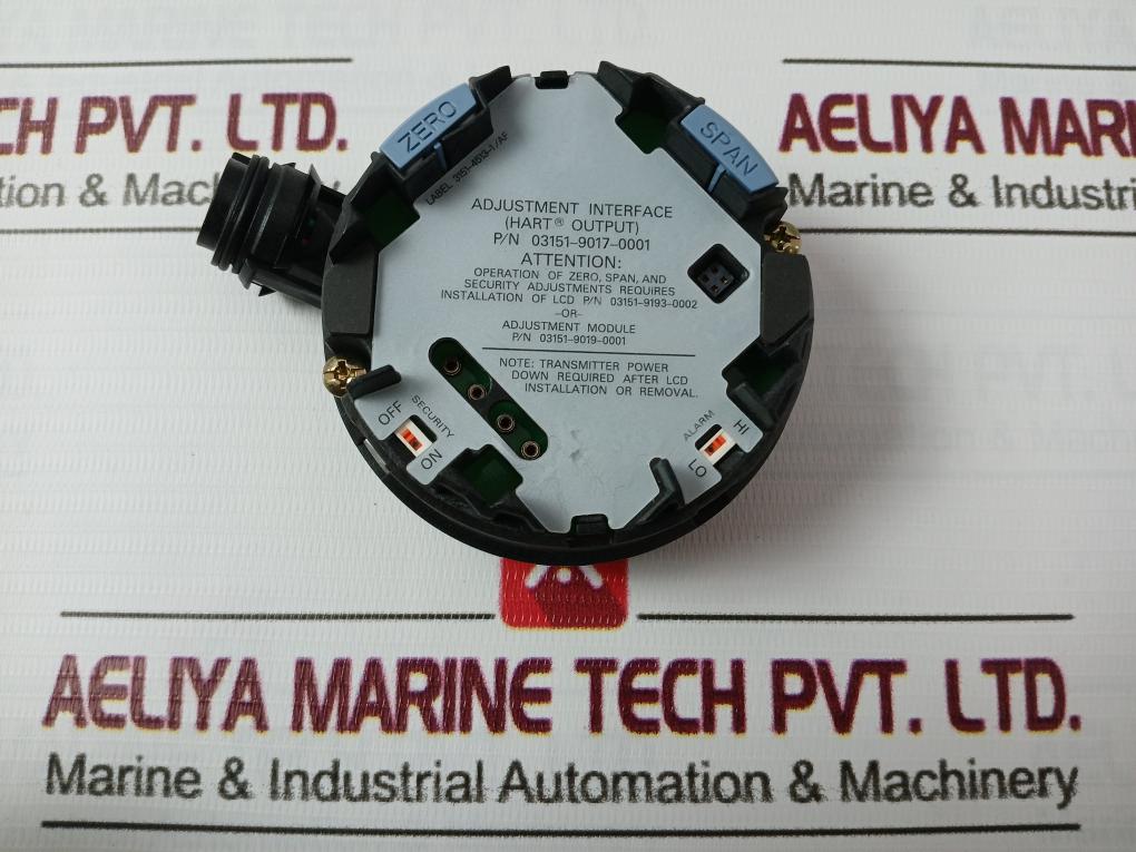 Emerson 03151-9017-0001 Hart Adjustment Interface Set