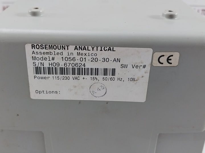 Emerson 1056-01-20-30-an Liquid Analyzer
