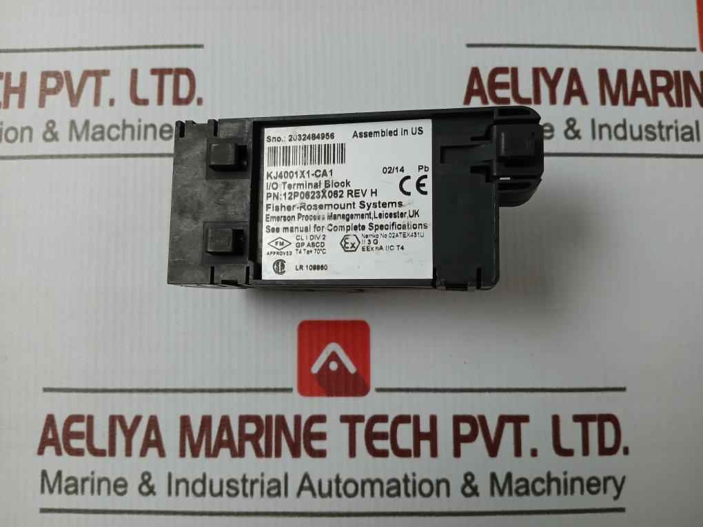 Emerson 12p0623x062 I/o Terminal Block