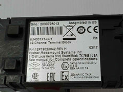 Emerson 12p1902x042 32-channel Terminal Block Rev H Kj4001x1-cj1
