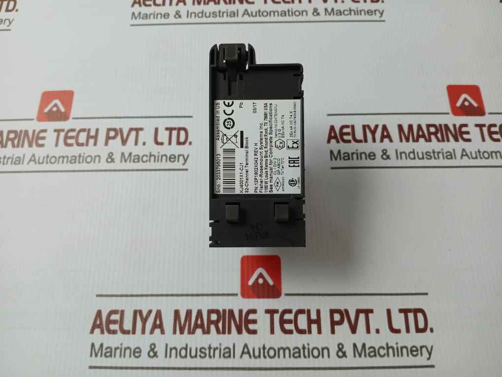 Emerson 12p1902x042 32-channel Terminal Block Rev H Kj4001x1-cj1