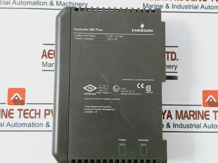 Emerson 12P3439X012 Controller Md Plus Rev: B Kj2003X1-bb1
