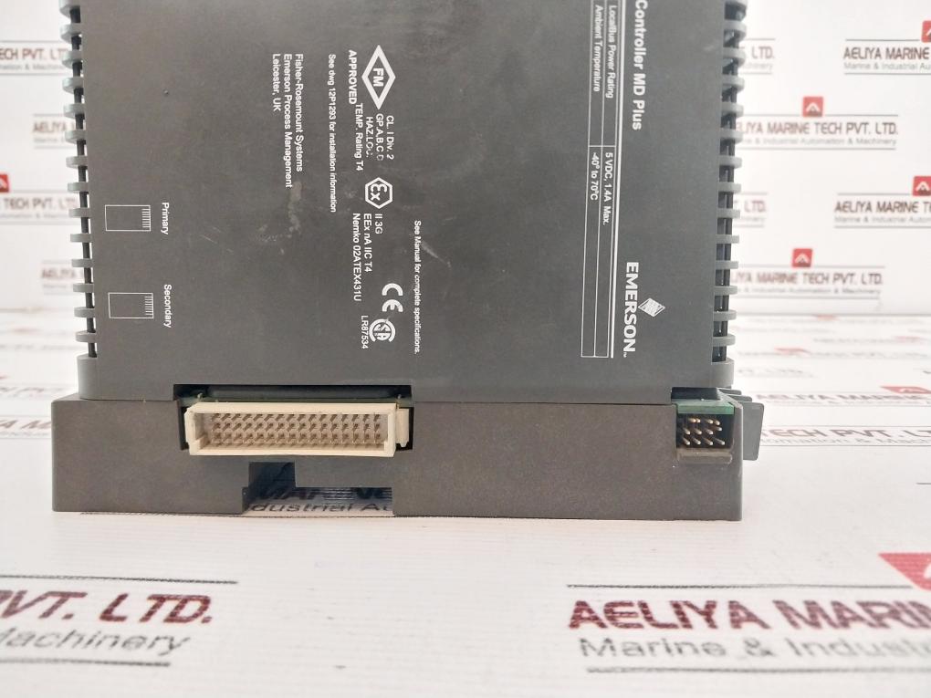 Emerson 12p3378x012 System Power Supply (Ac/dc) Controller Md Plus Kj4001x1-ba3