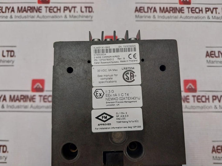 Emerson 12p3378x012 System Power Supply (Ac/dc) Controller Md Plus Kj4001x1-ba3