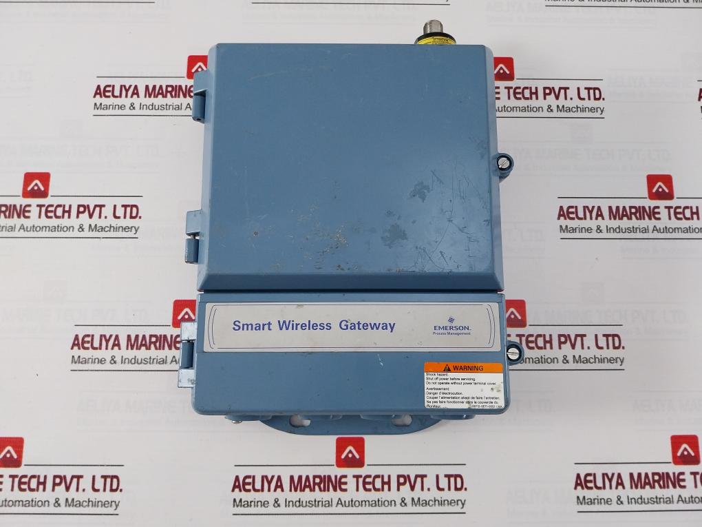 Emerson 1420A2A3A4Ndwl4 Smart Wireless Gateway 753-6026-3005/Ab 24V Dc Rev: Aa