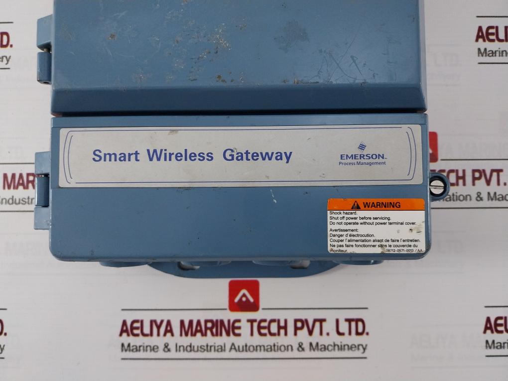 Emerson 1420A2A3A4Ndwl4 Smart Wireless Gateway 753-6026-3005/Ab 24V Dc Rev: Aa