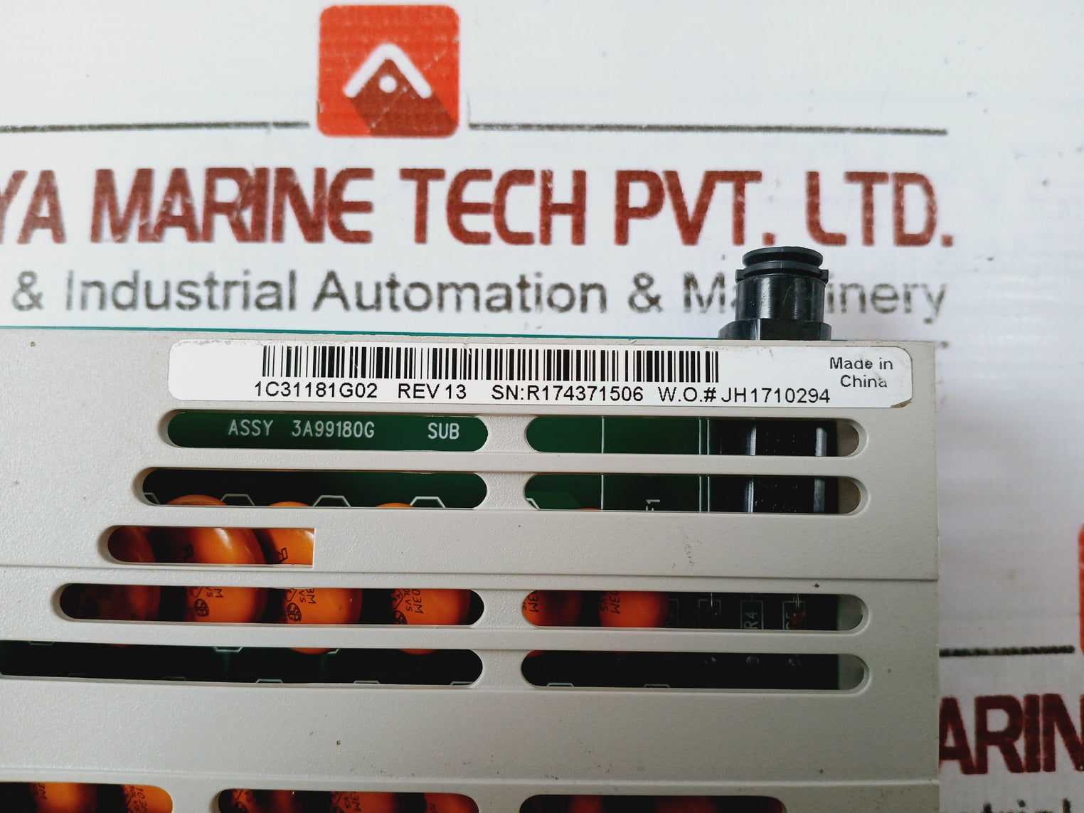 Emerson 1C31181G02 Media Attachment Unit Rev 05 14 94V0 3A99180A02 Tmn026228