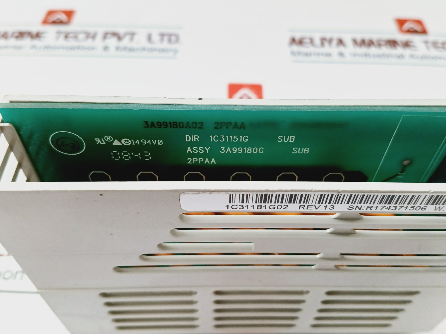 Emerson 1C31181G02 Media Attachment Unit Rev 05 14 94V0 3A99180A02 Tmn026228