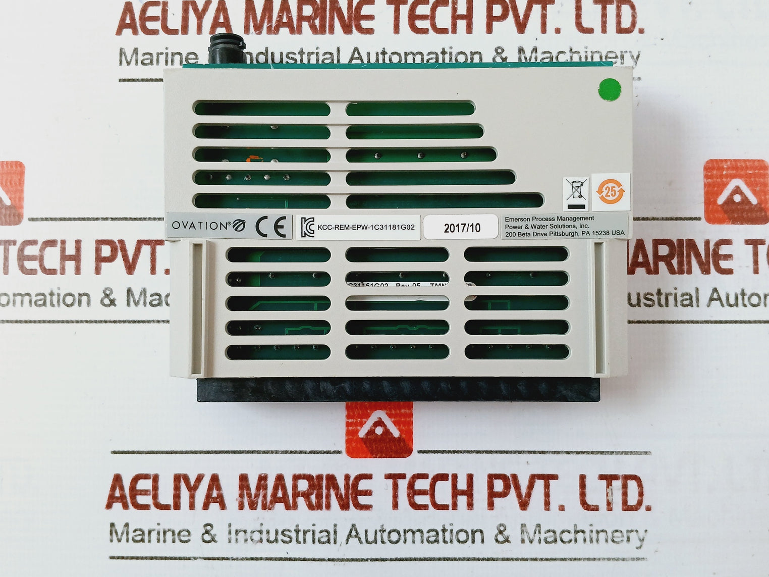 Emerson 1C31181G02 Media Attachment Unit Rev 05 14 94V0 3A99180A02 Tmn026228