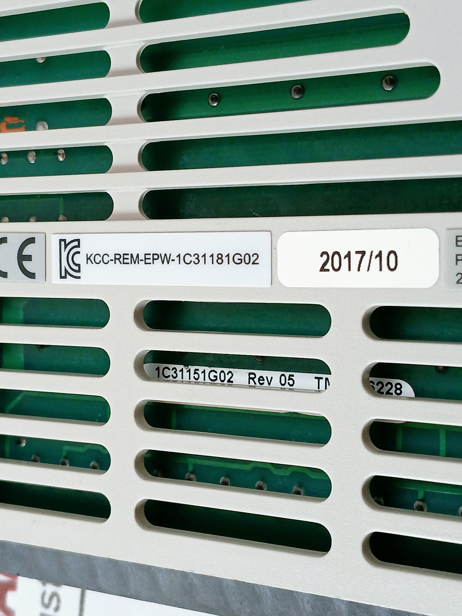 Emerson 1C31181G02 Media Attachment Unit Rev 05 14 94V0 3A99180A02 Tmn026228