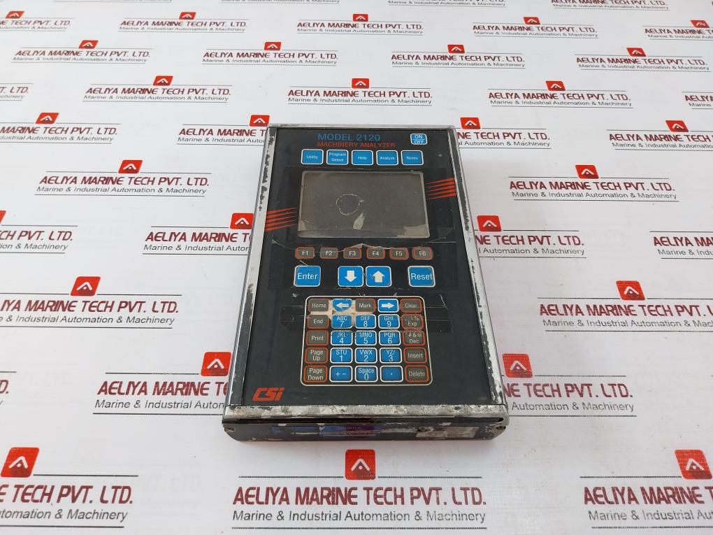 Emerson 2120-2 Machinery Analyzer Rev:08 Lwb101sx40(Not Working)