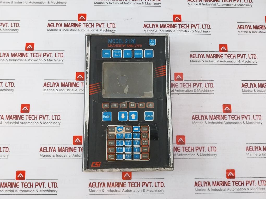 Emerson 2120-2 Machinery Analyzer Rev:08 Lwb101sx40(Not Working)