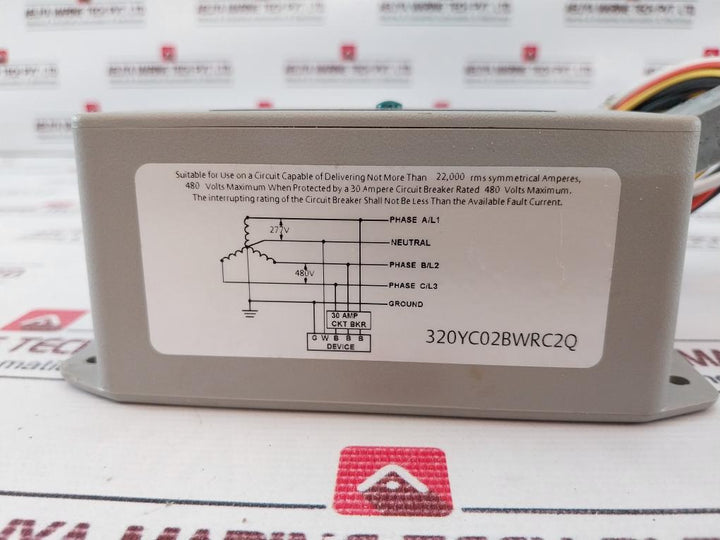 Emerson 320Yc02Bwrc2Q 320 Surge Protective Device 300 Series Lpl277Yq25-2
