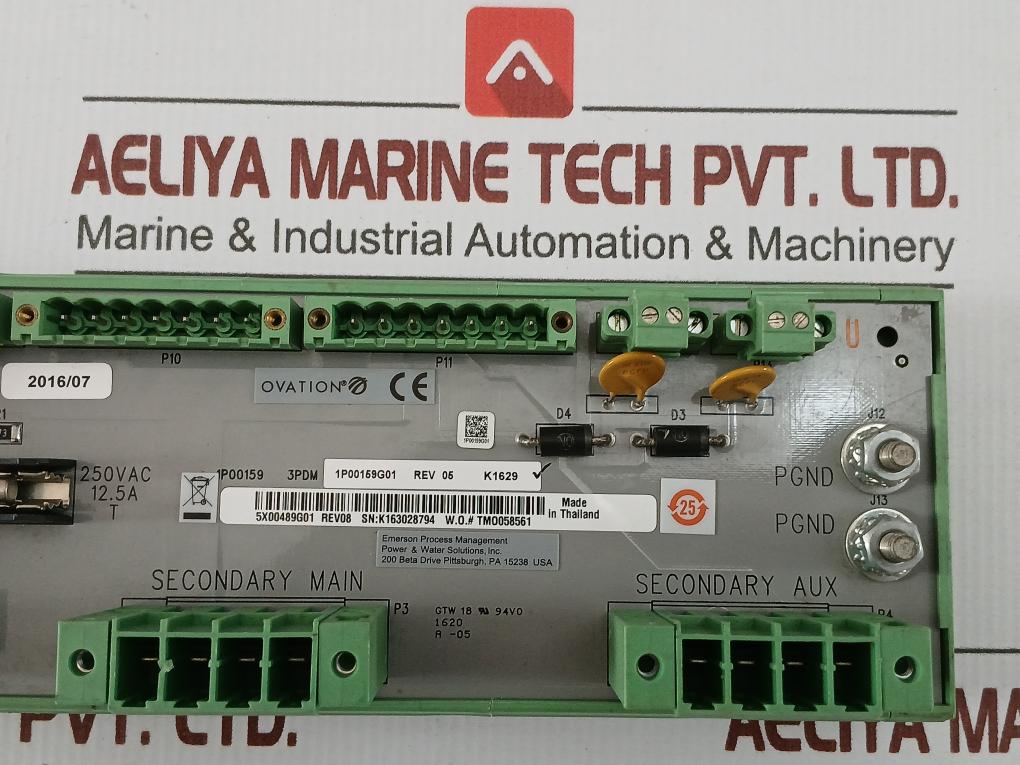Emerson Power Distribution Module Umk-se 11,25-1 Rev.05 5X00489G01