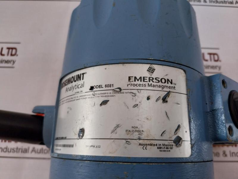 Emerson 6081 Wireless Ph/Orp Transmitter Eta-21/2008-r 9241685-00/B