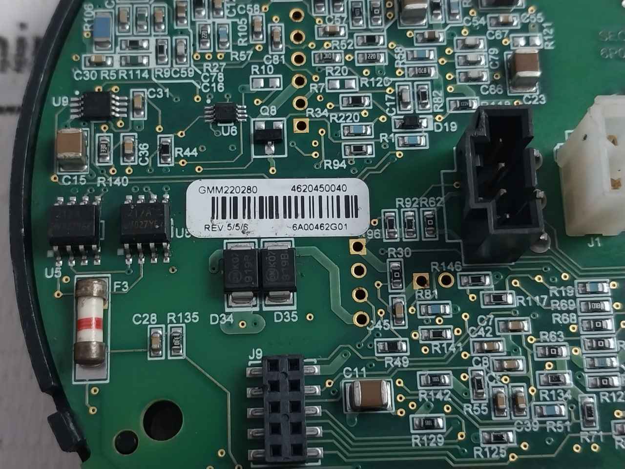 Emerson 6P00507H Printed Circuit Board Gmm220280 Rev 5