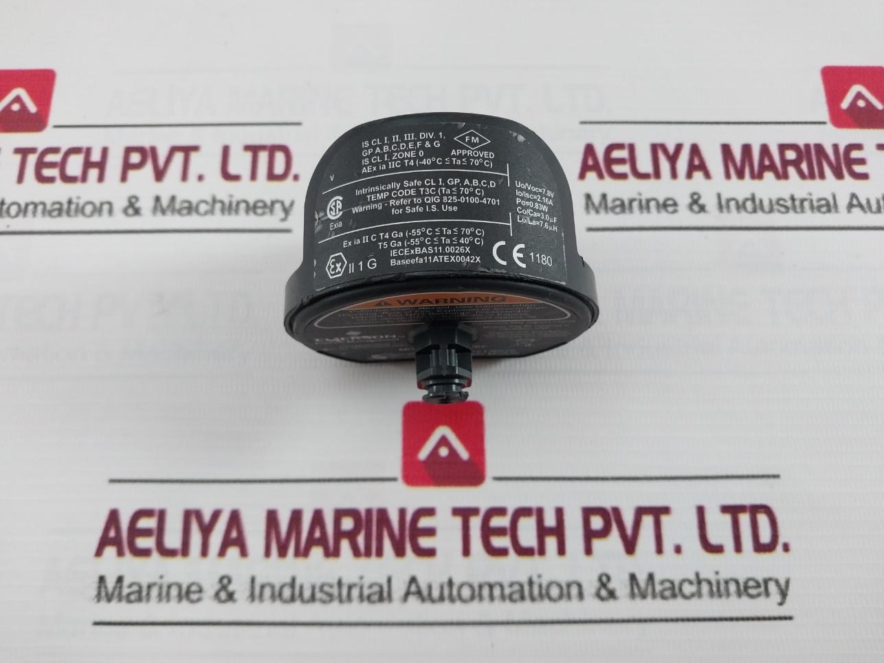 Emerson 701Pbkkf Intrinsically Safe Primary Lithium Black Power Module 230Ma