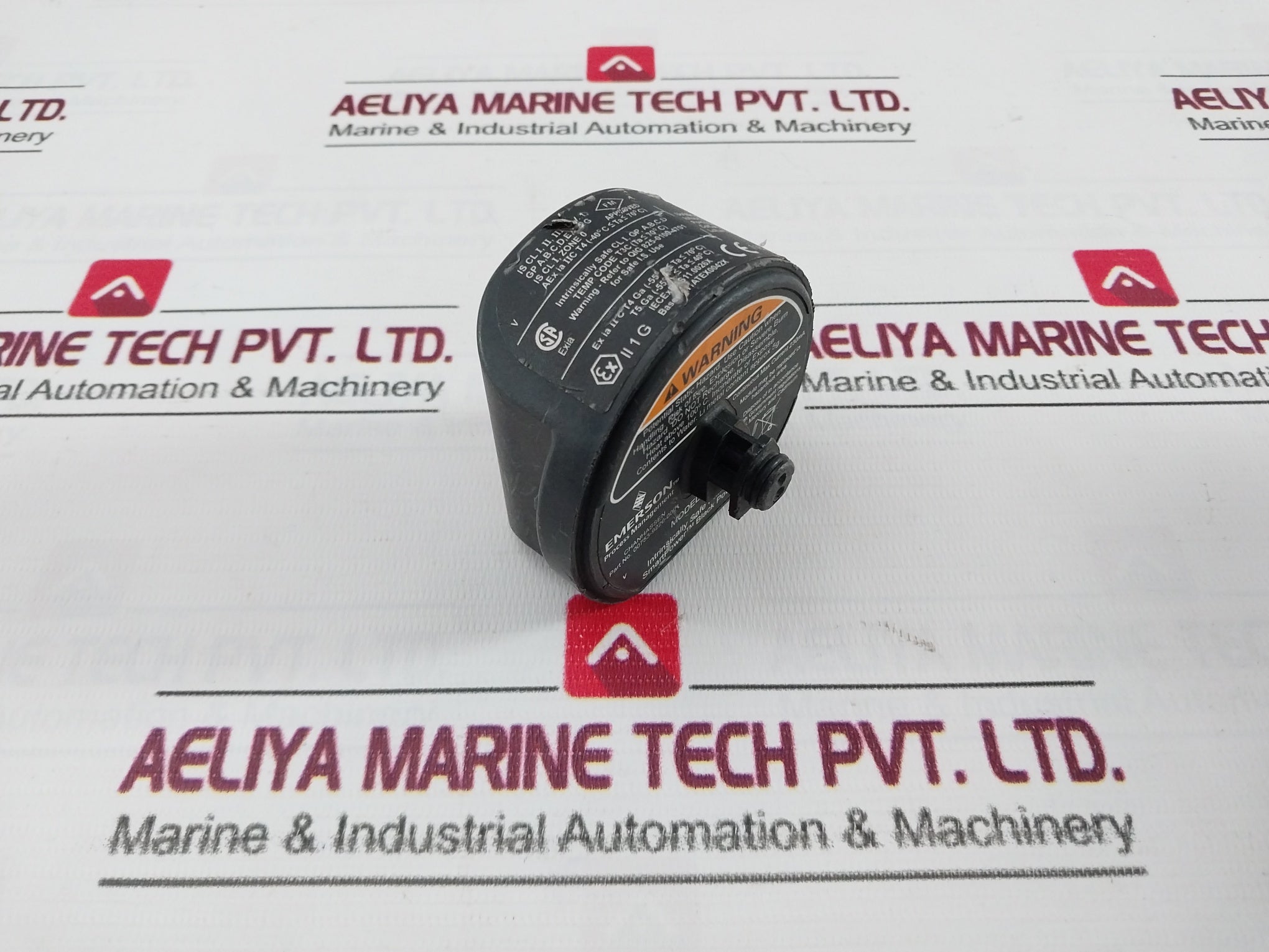 Emerson 701Pbkkf Intrinsically Safe Primary Lithium Black Power Module 230Ma 7.8