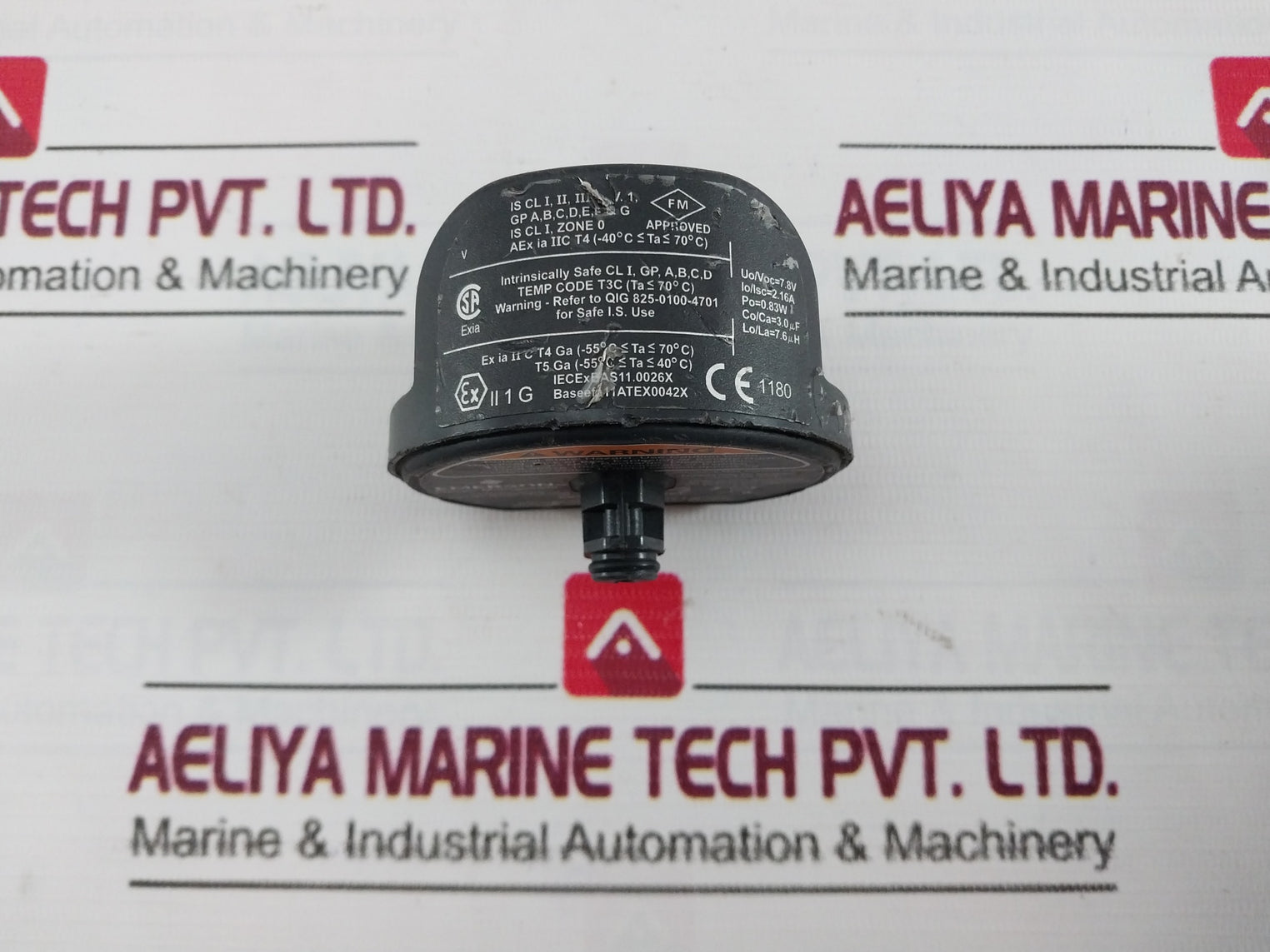 Emerson 701Pbkkf Intrinsically Safe Primary Lithium Black Power Module 230Ma 7.8