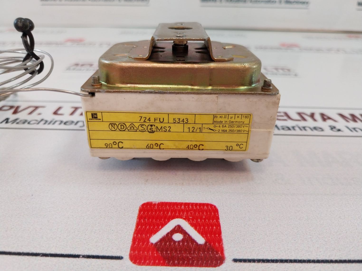 Emerson 724 Fu Temperature Switch