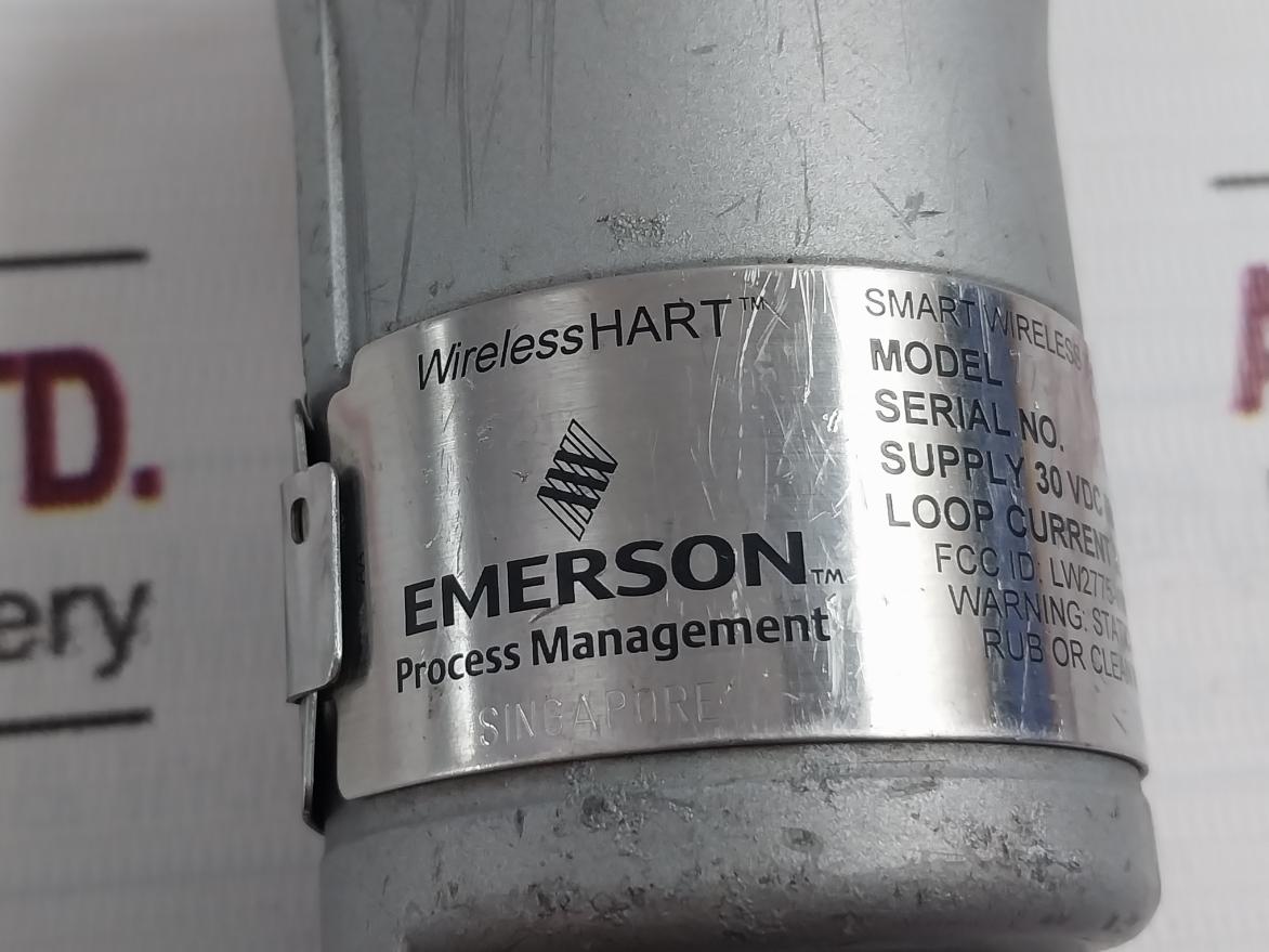 Emerson 775Xd11/1Wa3Wk9 Smart Wireless Thum Adapter 30 Vdc Max 3.5-25Ma Ip66