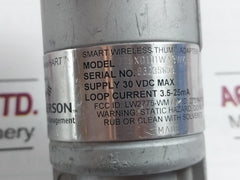 Emerson 775Xd11/1Wa3Wk9 Smart Wireless Thum Adapter 30 Vdc Max 3.5-25Ma Ip66