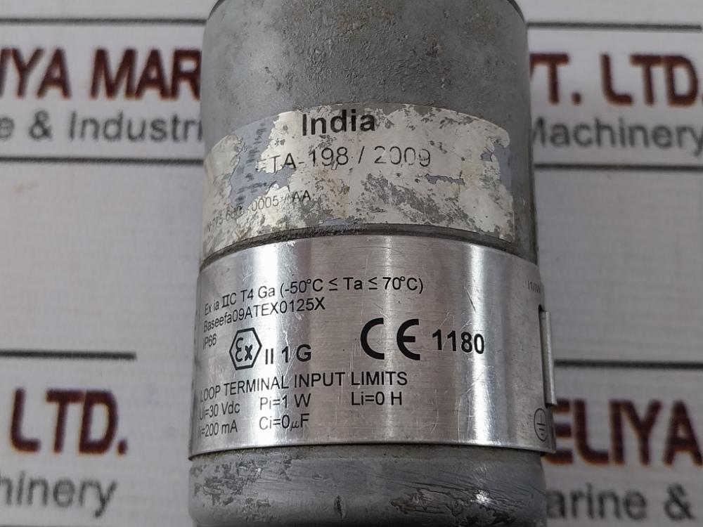 Emerson 775Xd11I1Wa3Wk9 Smart Wireless Thum Adapter 30Vdc Ip66 Ex Ia Iic T4