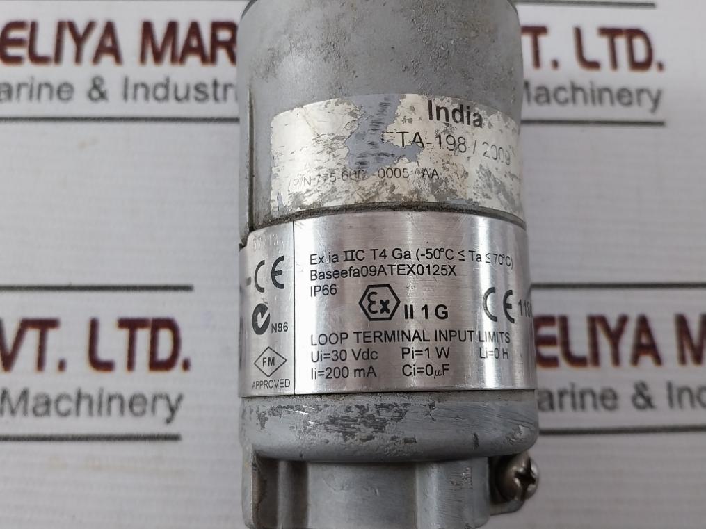 Emerson 775Xd11I1Wa3Wk9 Smart Wireless Thum Adapter 30Vdc Ip66 Ex Ia Iic T4