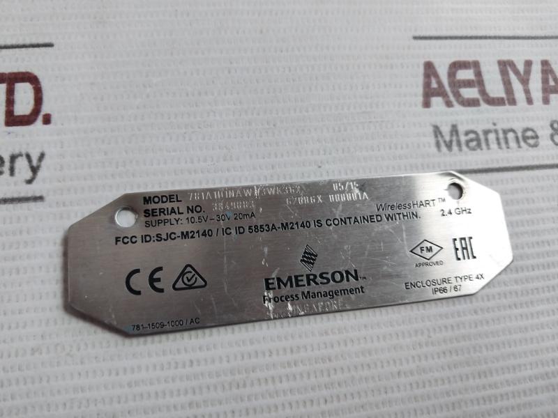 Emerson 781A1D1Nawa3Wk3G2 Wireless Hart Transmitter Antenna 2.4 Ghz G200Gx 000001A