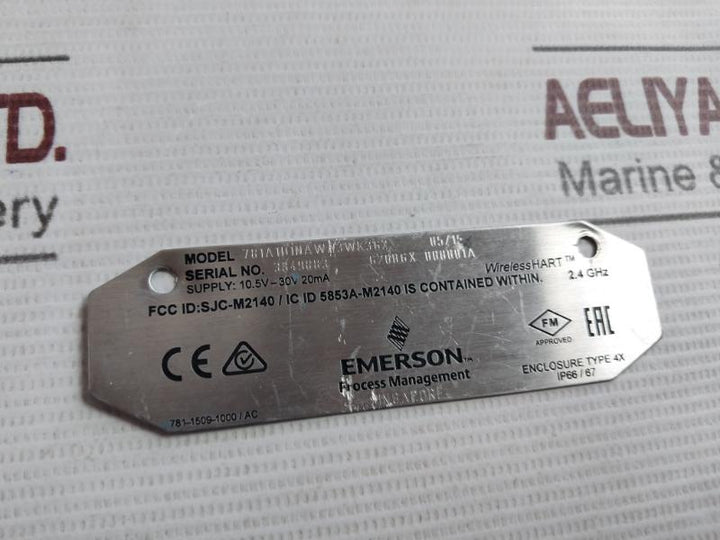 Emerson 781A1D1Nawa3Wk3G2 Wireless Hart Transmitter Antenna 2.4 Ghz G200Gx 000001A