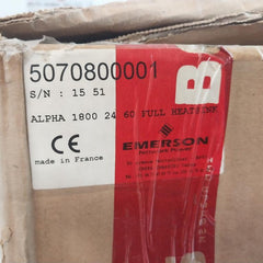 Emerson Alpha 1800 24 60 Rectifier Module 5070800001 187-264Vac 47-63Hz