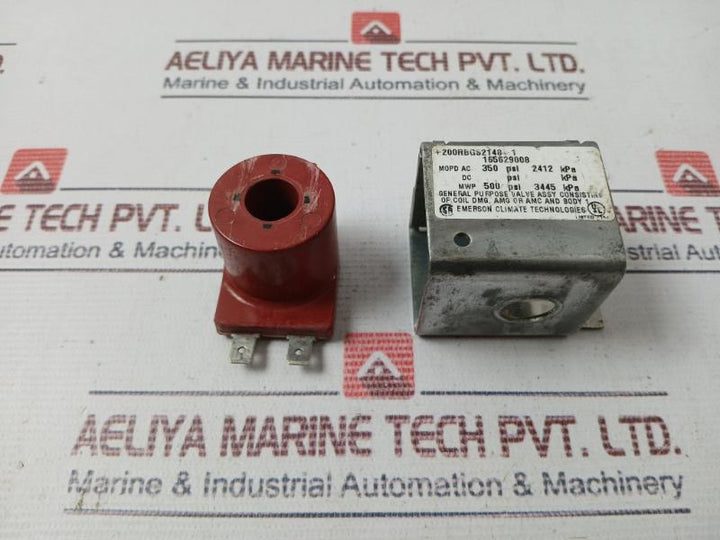 Emerson Ams Solenoid Coil 165629008 X-13551-70 208-220/208-240v 17/12w 350 Psi