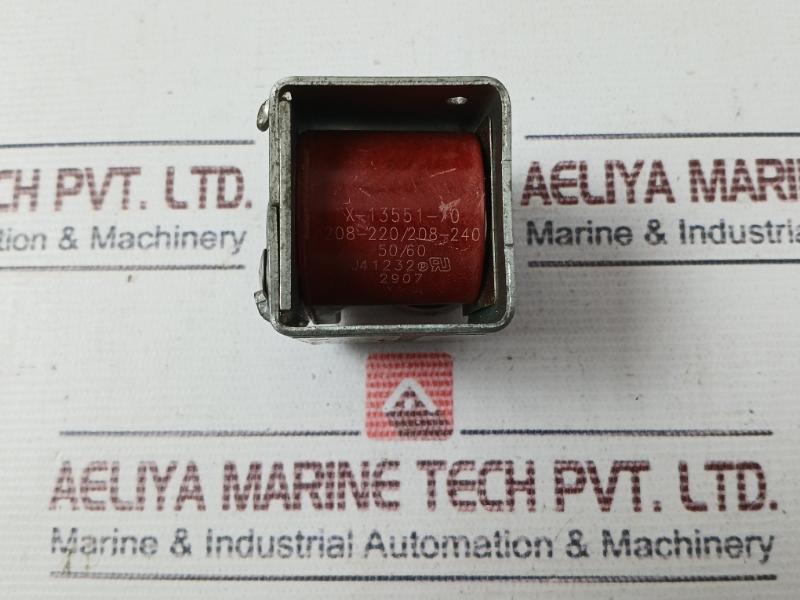 Emerson Ams Solenoid Coil 165629008 X-13551-70 208-220/208-240v 17/12w 350 Psi