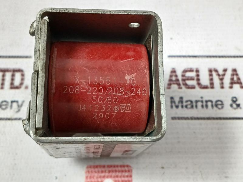 Emerson Ams Solenoid Coil 165629008 X-13551-70 208-220/208-240V 17/12W 350 Psi