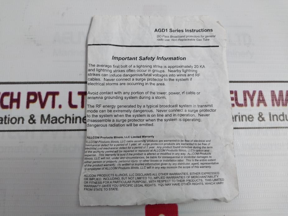 Emerson C55553-0001 Pressure Switch Dc-6000 Mhz