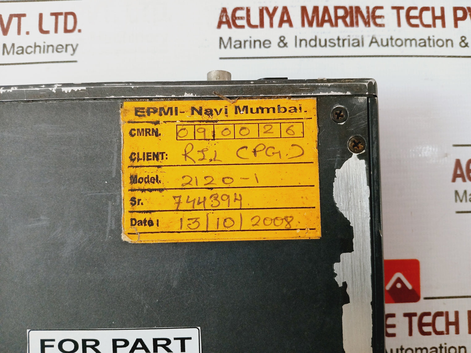 Emerson Csi 2120-1 Machinery Analyzer 090026