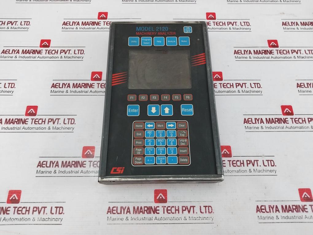 Emerson Csi 2120 Machinery Analyzer B2120A2 Rev: 1