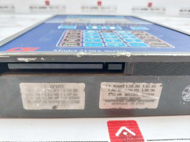 Emerson Csi B2120a1 2120a Series Machinery Analyzer Rev 2