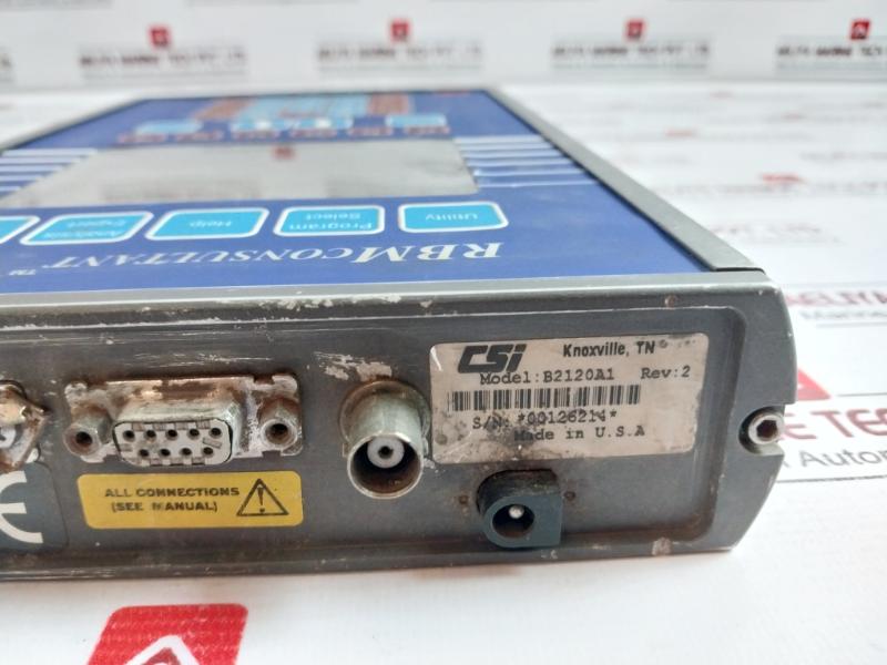 Emerson Csi B2120a1 2120a Series Machinery Analyzer Rev 2