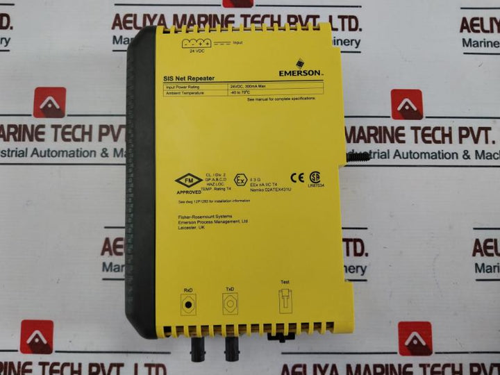 Emerson Deltav 12p3232x112 Sis Net Repeater Module 24vdc 300ma Rev: K