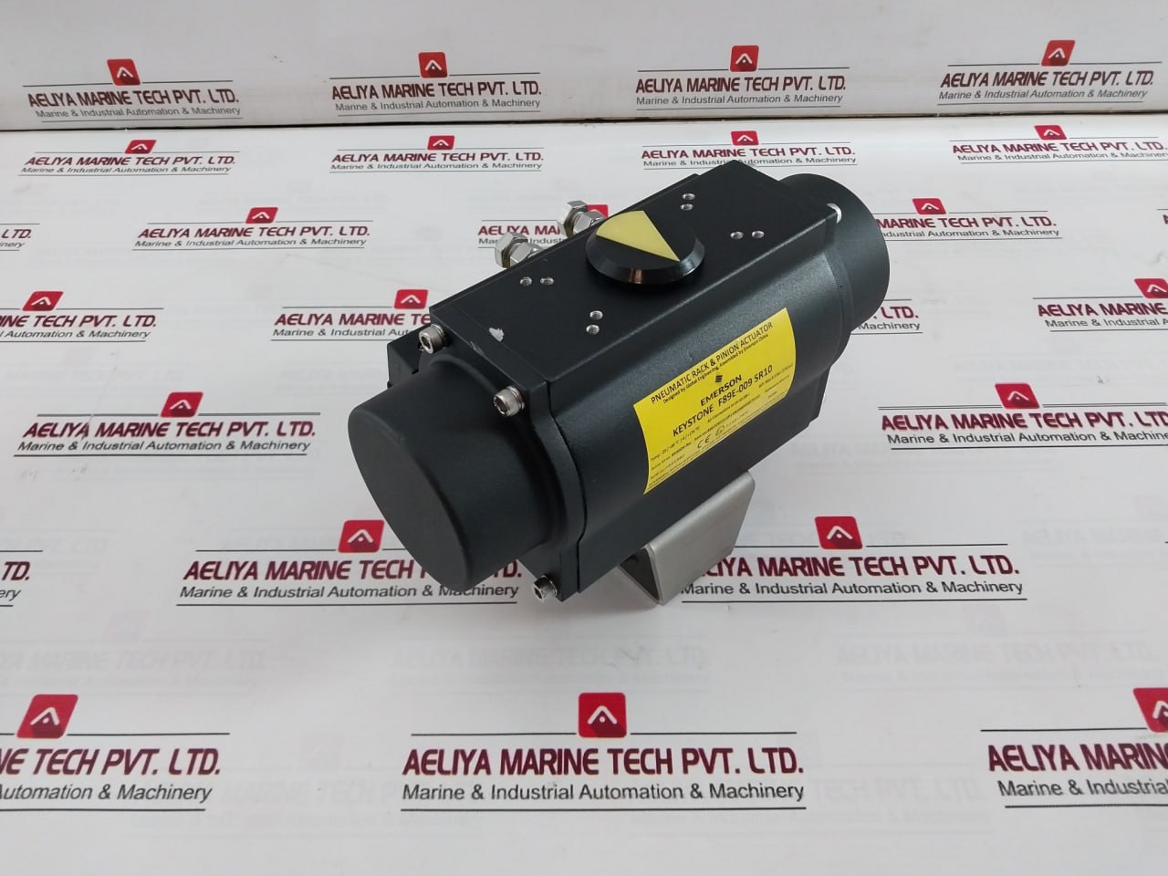 Emerson F89E-009 Sr10 Pneumatic Rack And Pinion Actuator 8.3 Bar (120 Psi) 230V