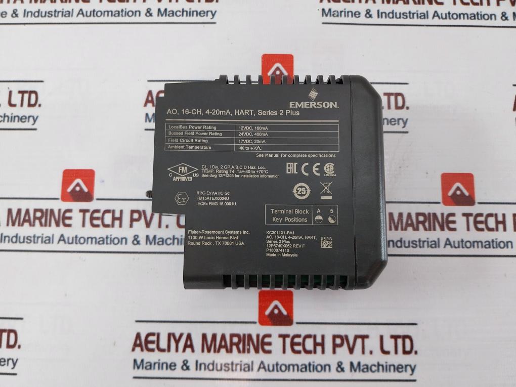 Emerson KC3011X1-BA1 Analog Output Module