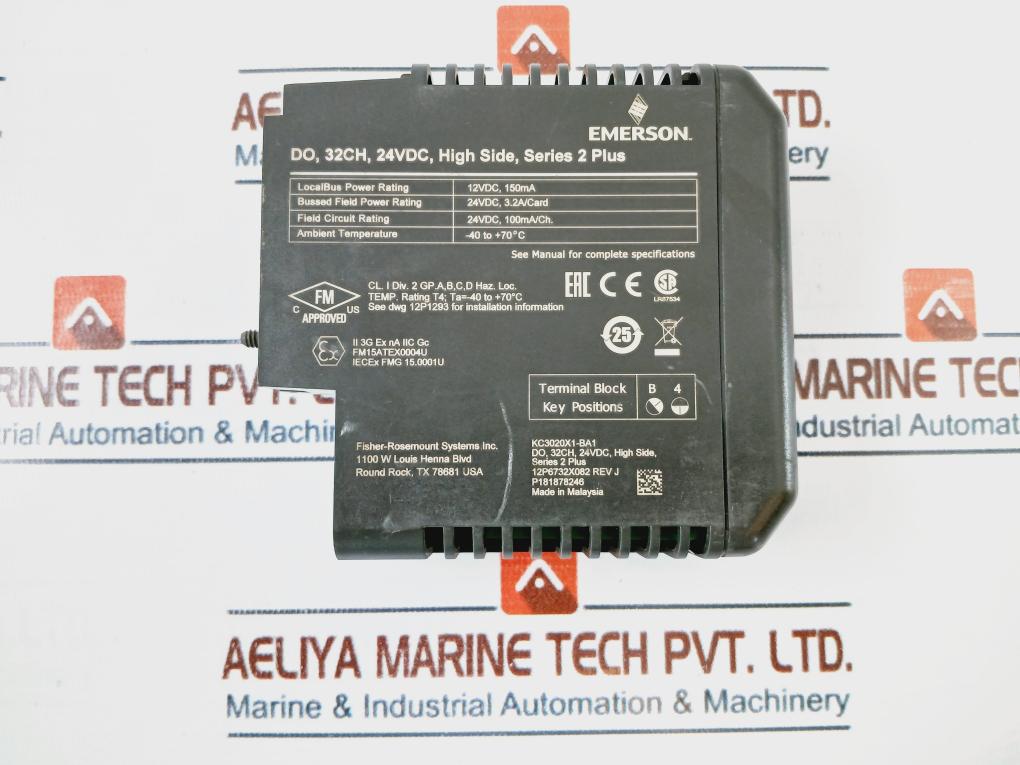 Emerson Kc3020X1-ba1 I/O Module 32Ch 24Vdc