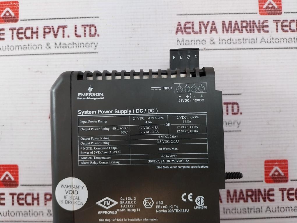 Emerson Kj1501X1-bc2 System Power Supply (Dual Dc/Dc) Rev E