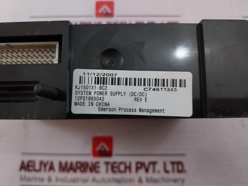Emerson Kj1501X1-bc2 System Power Supply (Dual Dc/Dc) Rev E