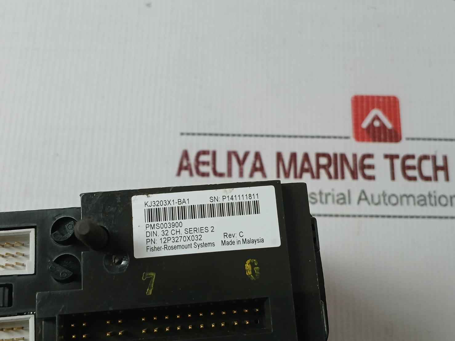 Emerson Kj3203X1-ba1 Discrete Input Module Rev-c/24V Dc