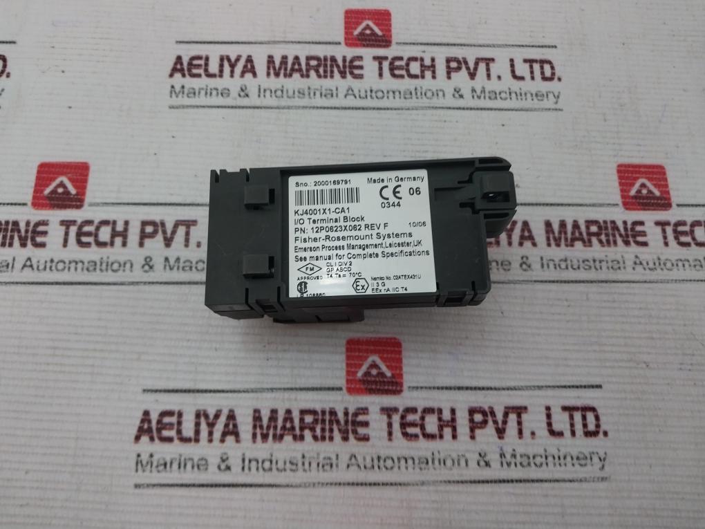 Emerson Kj3221X1-ba1 Analog Output Hart Module Set 12P2531X102 Rev: N, Series 2