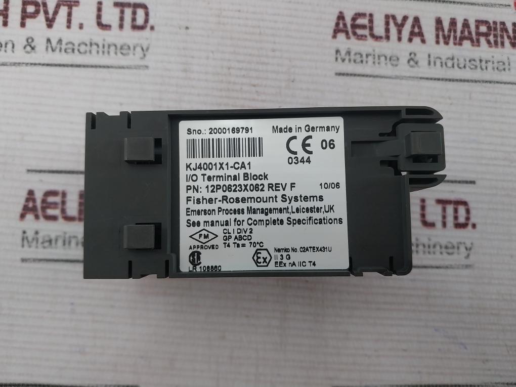 Emerson Kj3221X1-ba1 Analog Output Hart Module Set 12P2531X102 Rev: N, Series 2