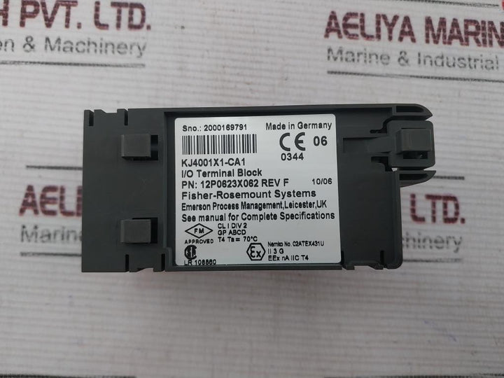 Emerson Kj3221X1-ba1 Analog Output Hart Module Set 12P2531X102 Rev: N, Series 2